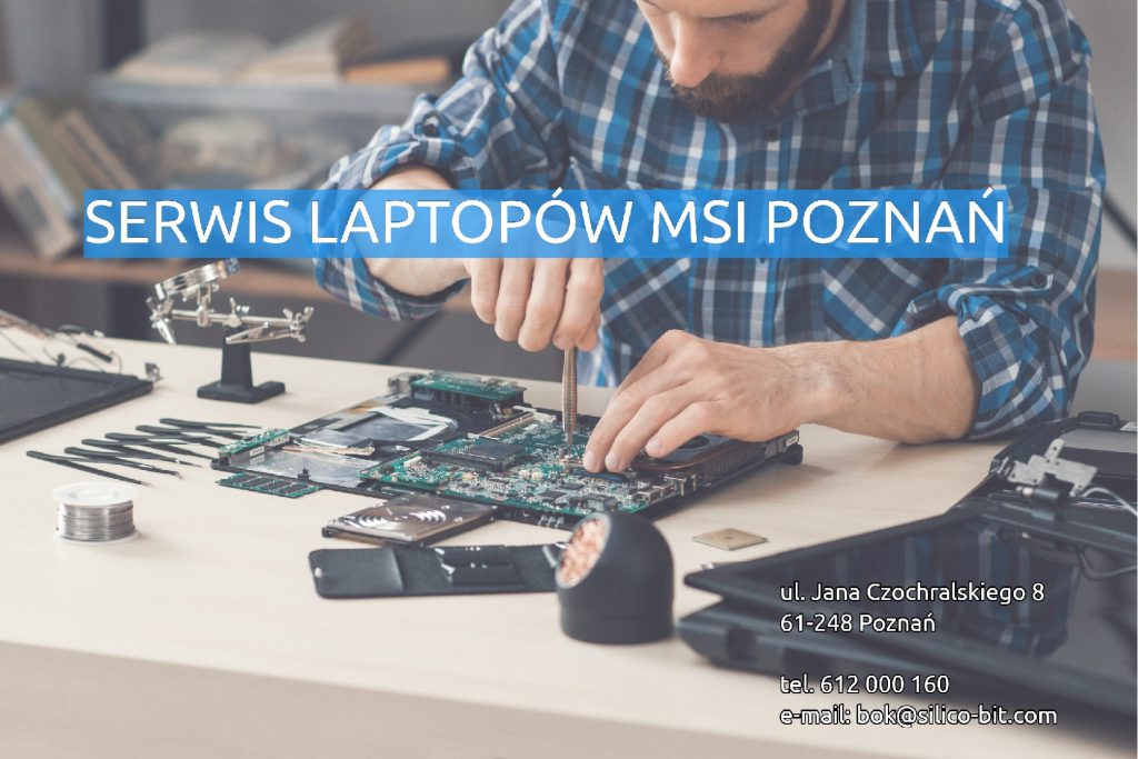 Serwis laptopów MSI Poznań